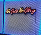 Preview: Neon Led No guts no glory wall lamp for your home, office or shop!